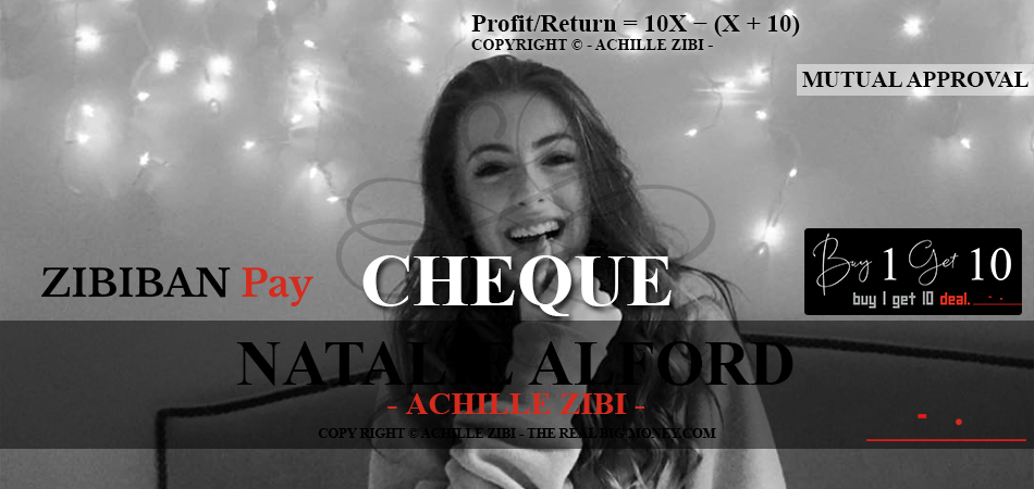 ACHILLE ZIBI - THE REAL BIG MONEY - NATALIE ALFORD