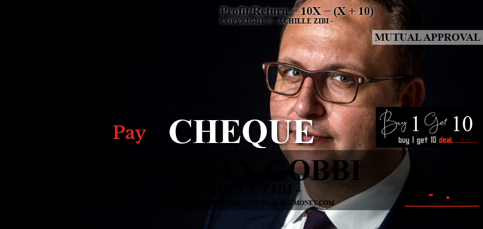 ACHILLE ZIBI - THE REAL BIG MONEY - NORMAN GOBBI