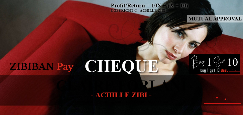 ACHILLE ZIBI - THE REAL BIG MONEY - CLAIRE FORLANI