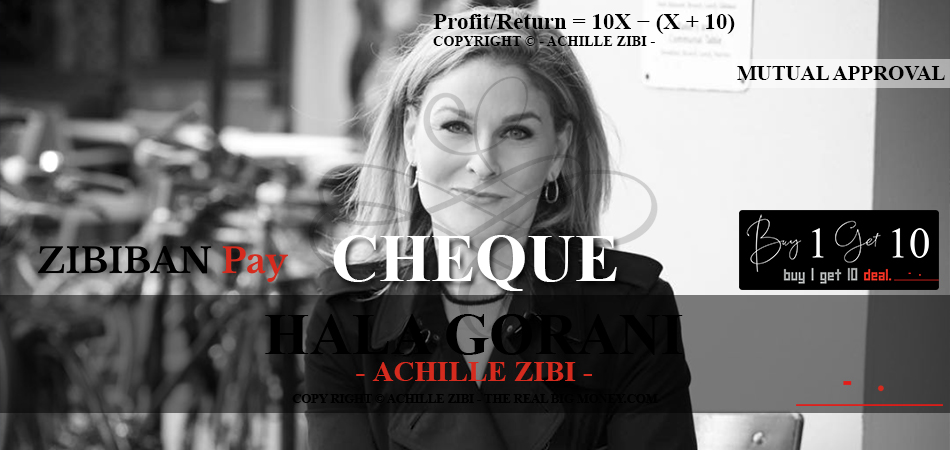 ACHILLE ZIBI - THE REAL BIG MONEY - HALA GORANI