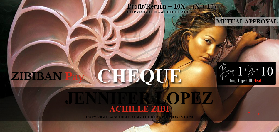 ACHILLE ZIBI - THE REAL BIG MONEY - JENNIFER LOPEZ