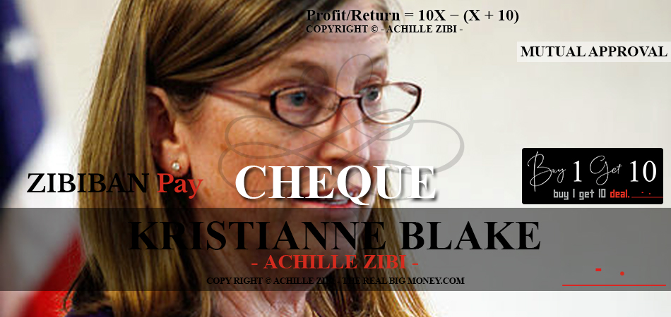 ACHILLE ZIBI - THE REAL BIG MONEY - KRISTIANNE BLAKE