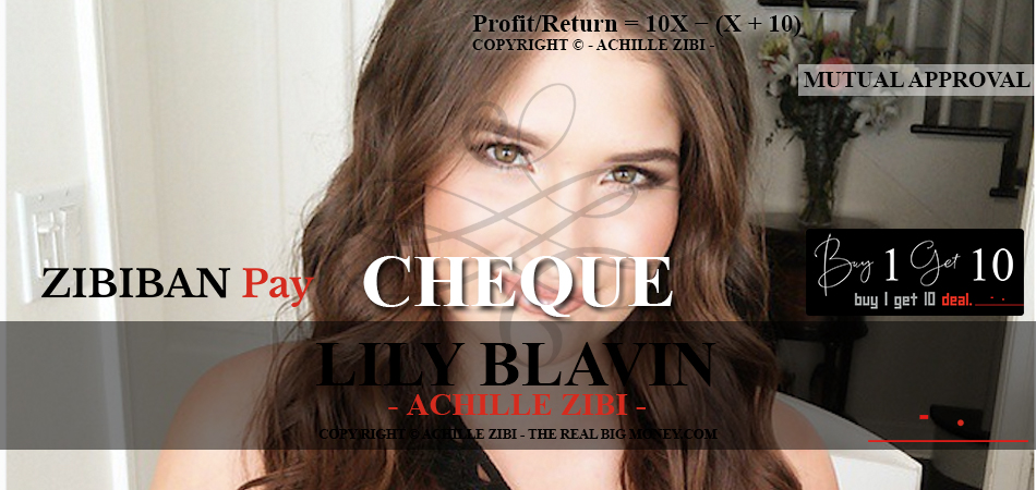 ACHILLE ZIBI - THE REAL BIG MONEY - LILY BLAVIN