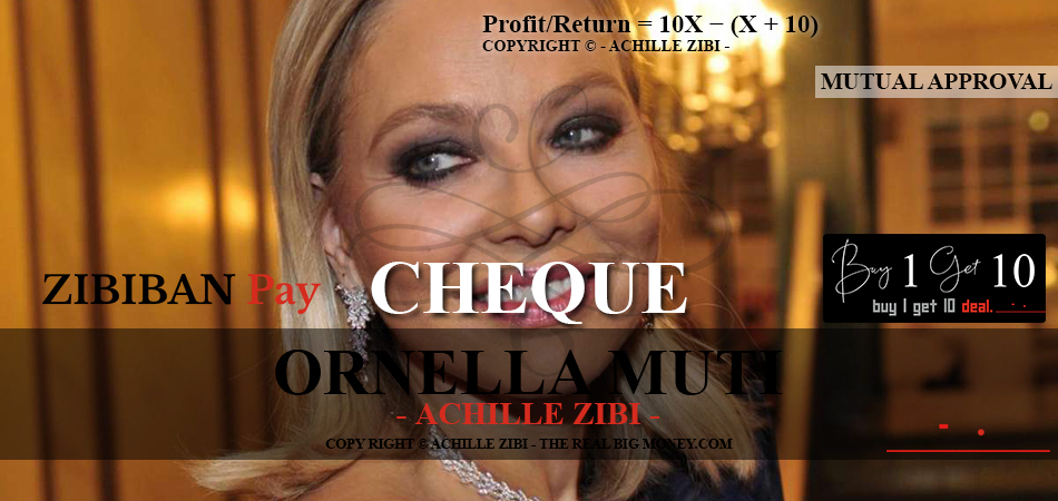 ACHILLE ZIBI - THE REAL BIG MONEY - ORNELLA MUTI