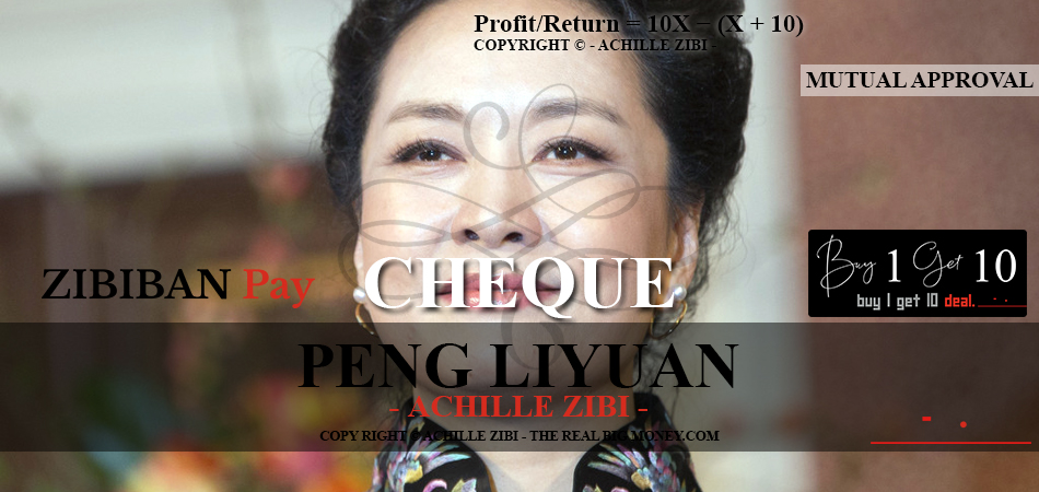 ACHILLE ZIBI - THE REAL BIG MONEY - PENG LIYUAN