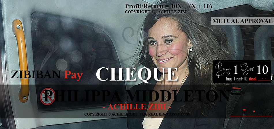 ACHILLE ZIBI - THE REAL BIG MONEY - PHILIPPA MIDDLETON