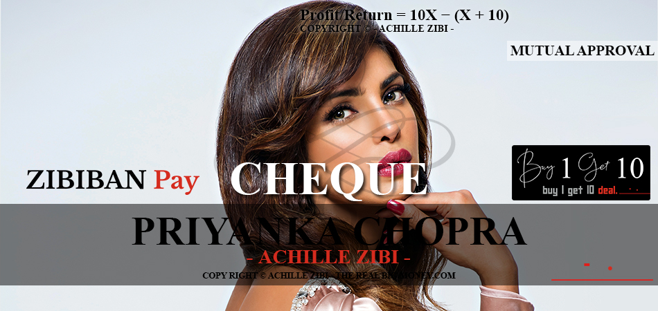 ACHILLE ZIBI - THE REAL BIG MONEY - PRIYANKA CHOPRA