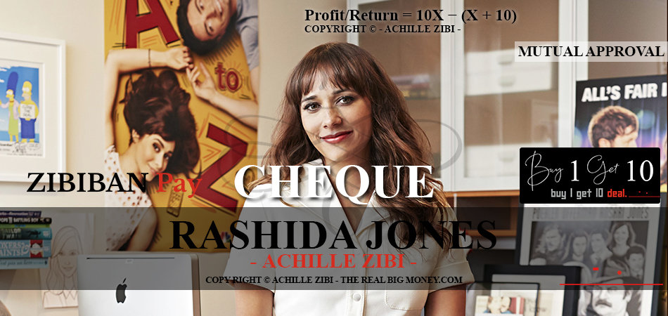 ACHILLE ZIBI - THE REAL BIG MONEY - RASHIDA JONES
