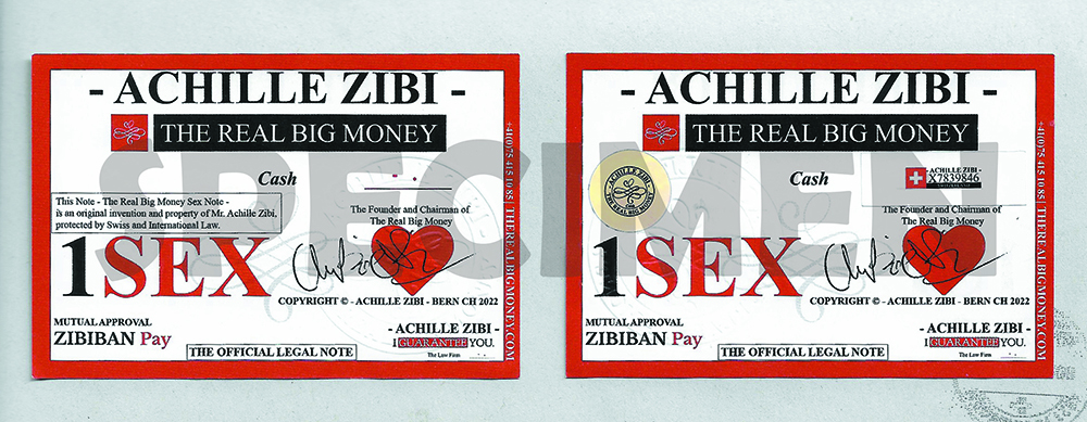 ACHILLE ZIBI - THE REAL BIG MONEY - 1SEX
