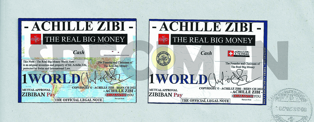 ACHILLE ZIBI - THE REAL BIG MONEY - 1WORLD